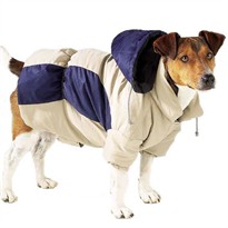 Casual Canine Base Camp Parkas - Blue Beige