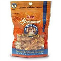 Cadet Gourmet Sweet Potato & Chicken Wrap Dog Treats (4 oz)