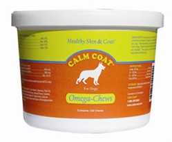 Calm Coat Omega Chews for Dogs (Skin/Coat) (60ct)