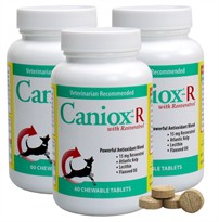 3-PACK Caniox-R with Resveratrol (180 Tabs)