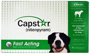 CAPSTAR Green for Dogs over 25 lbs(6 tablets)