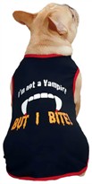 Casual Canine Vampire Tee Black - SMALL/MEDIUM