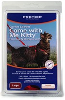 Come with Me Kitty Harness & Bungee Leash - LARGE / LIME