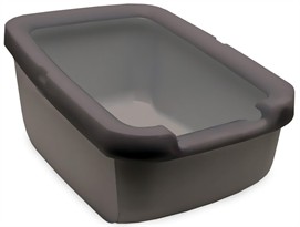 Catit Cat Pan with Rim - Warm Grey