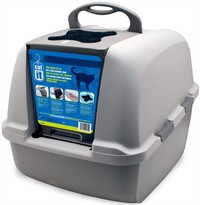 Catit Design Jumbo Hooded Cat Litter Pan - Grey