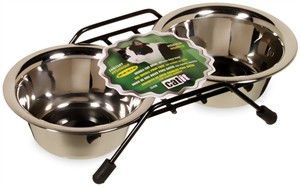 Catit Stainless Steel Double Cat Diner
