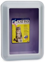Catit Littershield Cat Pan Set- Blue (Medium)