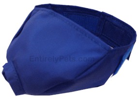 Nylon Muzzle for CATS - LARGE (BLUE)