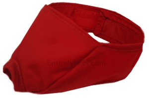 Nylon Muzzle for CATS - MEDIUM (RED)