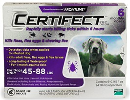 6 Month CERTIFECT PURPLE for Dogs 45-88 lbs
