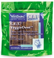 CET VeggieDent  Chews for Small Dogs (30 chews)
