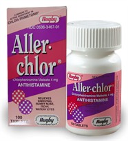 Chlorpheniramine 4mg (100 Tablets)