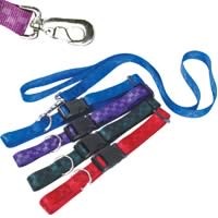 Checkered Nylon Adjustable Collars