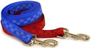 Checkered Nylon 6 Foot Leashes