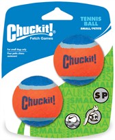 Chuckit! Tennis Balls - Small/Petite (2 Pack)