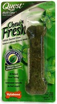 Nylabone Chew 'N Fresh Edible Dental Chew - WOLF (5.25" L)