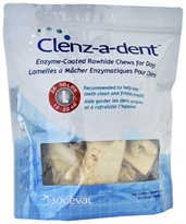 Clenz-a-dent Rawhide Chews for Dogs Large (30 ct)