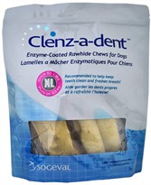 Clenz-a-dent Rawhide Chews for Dogs XLarge (15 ct)