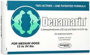 Denamarin for Medium Dogs 13 to 34 lbs. (30 Tabs)