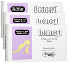 3 Pack Denosyl for small dogs and cats (90 tablets) 90 mg
