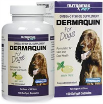 Dermaquin for Dogs (100 Softgel Caps)