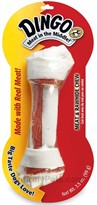 Dingo White Hand Tied Bone Large 8" (3.5 oz)