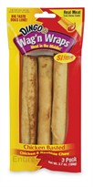 Dingo Wag'n Wraps Slims Chicken Basted 3-PACK (3.7 oz)