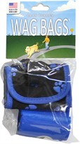 Wag Bags Soft Dispenser Paw Prints BLUE (30 Bags)