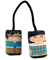 The Retros Tug Toy - Dixie & Spike (SMALL)