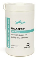 "DECHRA" Malacetic Wet Wipe Dry Bath (100 count)