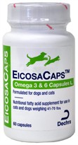 Dechra EicosaCaps  (Omega 3 & 6 Caps L) 41 to 70 lbs - 60 Caps