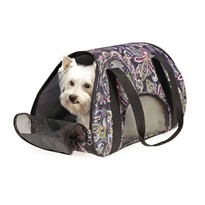 East Side Collection Stowaway Carrier - Black Paisley