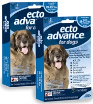 6 MONTH EctoAdvance for Dogs 89-132 lbs