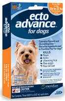 3 MONTH EctoAdvance for Dogs 0-22 lbs