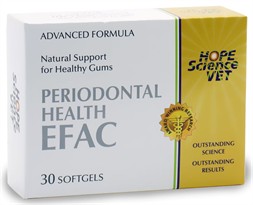 EFAC Periodontal Health Advance Formula for Dogs & Cats (30 Softgels)