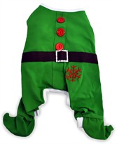 Dogit Christmas Elf PJs - Medium