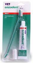 Enzadent Malt Flavor Toothbrush Kit