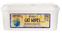 Earthbath Hypo-Allergenic Cat Wipes (100 wipes)