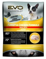EVO Turkey & Chicken Formula Small Bites Dry Dog Food (6.6 lb)