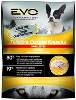 EVO Small Bites Turkey & Chicken Formula Dry Dog Food (2.2 lb)