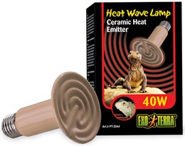 Exo Terra Heat Wave Lamp Ceramic Heat Emitter (40 w)