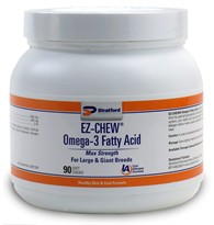 EZ-CHEW Omega-3 Fatty Acid for Large & Giant Breeds (90 Soft Chews)