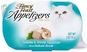 Fancy Feast Appetizers Seabass/Shrimp