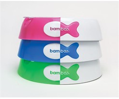 Bamboo Feed + Toss Single CAT Bowl - GREEN (12 oz)