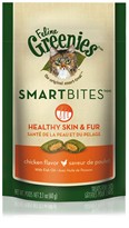 Feline Greenies SMARTBITES Skin & Fur Chicken (2.1 oz)