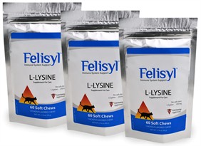 3-PACK Felisyl Immune System Support (180 Soft Chews)