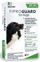 Fiproguard Flea & Tick Squeeze-On for Dogs 23-44 lbs, 3-PACK 