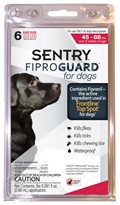 Fiproguard Flea & Tick Squeeze-On for Dogs 45-88 lbs, 6-PACK 