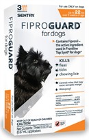 Fiproguard Flea & Tick Squeeze-On for Dogs Upto 22 lbs, 3-PACK 