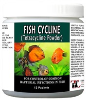 Fish Cycline 250mg - Tetracycline Powder (12 packets)